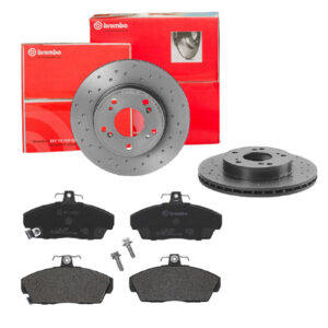 BREMBO Bremsesæt, skivebremser sk8k0f50h8 foraksel perforeret/ventileret 262mm 21mm for HONDA MG ROVER
