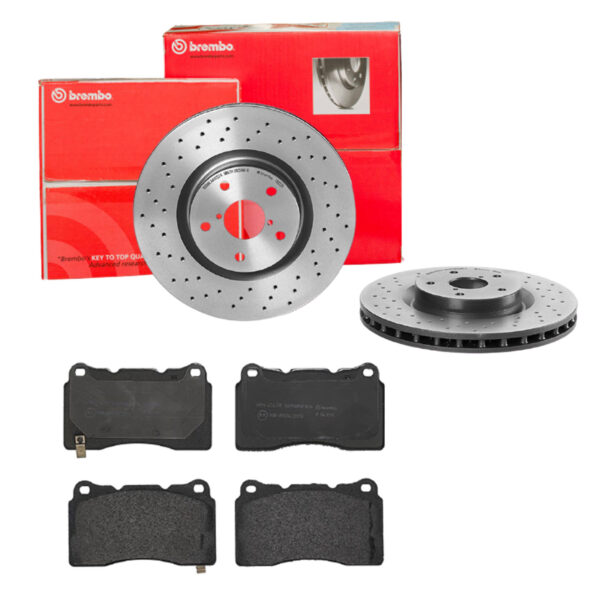 BREMBO Bremsesæt, skivebremser sk8k0f5cv8 foraksel perforeret/ventileret 326mm 30mm for SUBARU MITSUBISHI HONDA