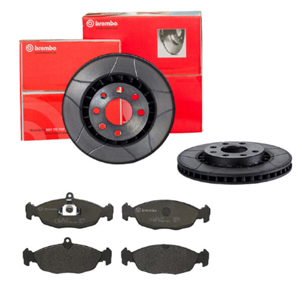 BREMBO Bremsesæt, skivebremser sk8k0f5e56 foraksel indvendig ventileret 256mm 24mm for OPEL DAEWOO VAUXHALL BUICK (SGM) JAGUAR CHEVROLET