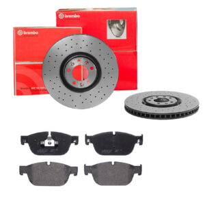 BREMBO Bremsesæt, skivebremser sk8k0f5md6 foraksel perforeret/ventileret 340mm 30mm for CITROËN DS PEUGEOT DS (CAPSA)