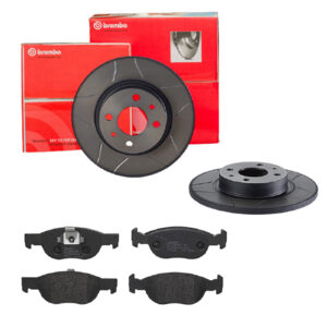 BREMBO Bremsesæt, skivebremser sk8k0f5ua8 foraksel lukket 257mm 12mm for FIAT LANCIA ALFA ROMEO