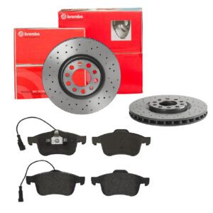 BREMBO Bremsesæt, skivebremser sk8k0f5us4 foraksel perforeret/ventileret 305mm 28mm for ALFA ROMEO FIAT (GAC) FIAT CHRYSLER DODGE
