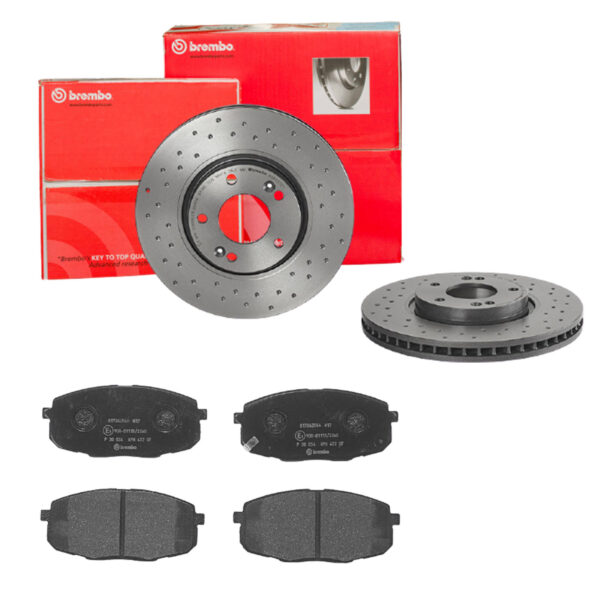 BREMBO Bremsesæt, skivebremser sk8k0f5wr8 foraksel perforeret/ventileret 300mm 28mm for KIA HYUNDAI HYUNDAI (BEIJING) TOYOTA KIA (DYK) CHANGAN