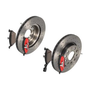BREMBO Bremsesæt, skivebremser sk8k0f62i6 foraksel perforeret/ventileret 280mm 22mm for ROEWE (SAIC) AUDI SKODA VW SKODA (SVW) SEAT VW (FAW) VW (SVW)