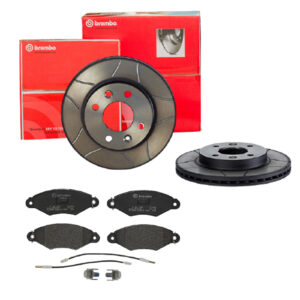 BREMBO Bremsesæt, skivebremser sk8k0f6884 foraksel lukket 238mm 20mm for RENAULT NISSAN