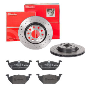 BREMBO Bremsesæt, skivebremser sk8k0f6aw0 foraksel perforeret/ventileret 280mm 22mm for VW (FAW) AUDI SKODA (SVW) VW SKODA SEAT VW (SVW) BRILLIANCE