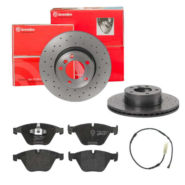 BREMBO Bremsesæt, skivebremser sk8k0f6dk6 foraksel perforeret/ventileret 312mm 24mm for BMW BMW (BRILLIANCE)