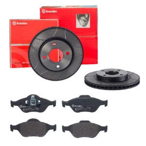 BREMBO Bremsesæt, skivebremser sk8k0f6jq1 foraksel indvendig ventileret 258mm 22mm for FORD MAZDA