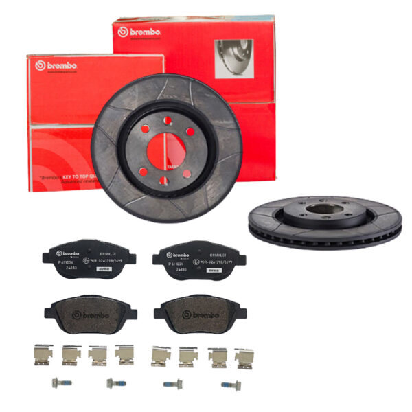 BREMBO Bremsesæt, skivebremser sk8k0f6oz3 foraksel lukket 266mm 22mm for PEUGEOT CITROËN DS OPEL VAUXHALL FENGSHEN CITROËN (DF-PSA)