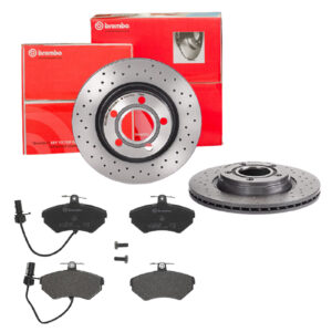 BREMBO Bremsesæt, skivebremser sk8k0f6ua5 foraksel perforeret/ventileret 280mm 22mm for VW SEAT SKODA AUDI KARRY
