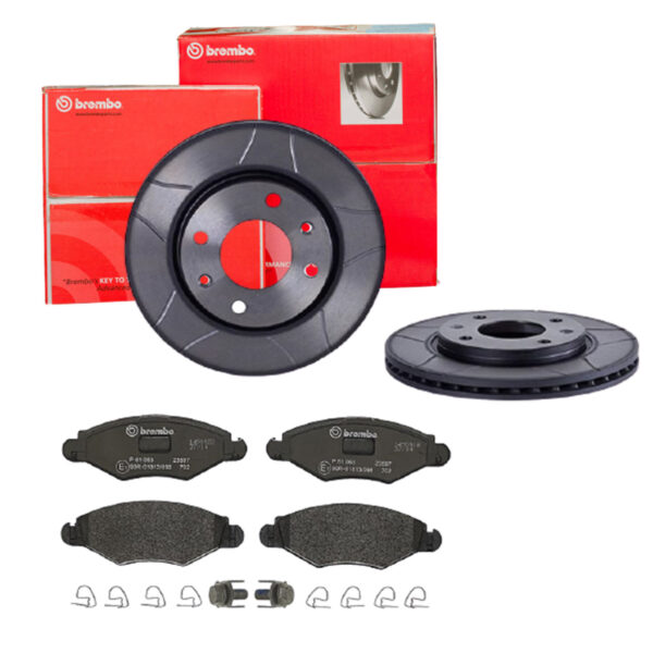 BREMBO Bremsesæt, skivebremser sk8k0f7097 foraksel lukket 247mm 20mm for CITROËN PEUGEOT NAZA