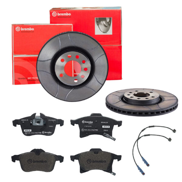BREMBO Bremsesæt, skivebremser sk8k0f71i5 foraksel lukket 308mm 25mm for OPEL VAUXHALL SAAB GENERAL MOTORS SATURN AC