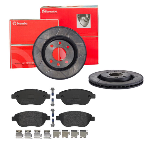 BREMBO Bremsesæt, skivebremser sk8k0f79l9 foraksel lukket 266mm 22mm for PEUGEOT CITROËN OPEL FENGSHEN FIAT DS VAUXHALL CITROËN (DF-PSA)