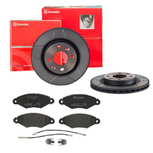 BREMBO Bremsesæt, skivebremser sk8k0f7h97 foraksel lukket 259mm 20mm for DACIA RENAULT NISSAN