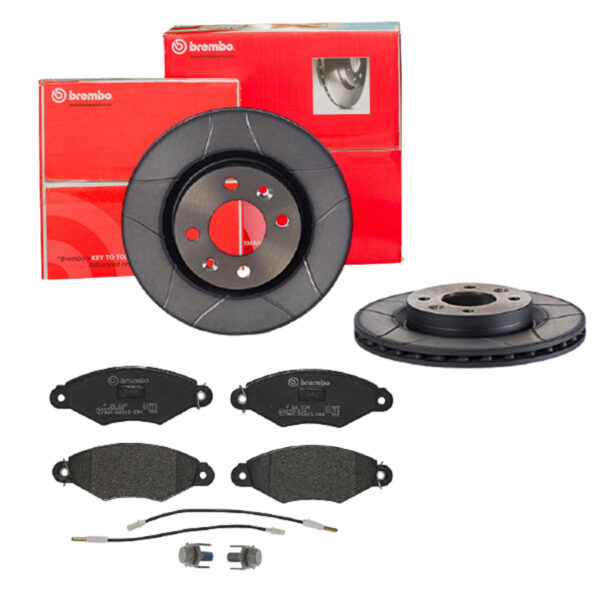 BREMBO Bremsesæt, skivebremser sk8k0f7h97 foraksel lukket 259mm 20mm for DACIA RENAULT NISSAN