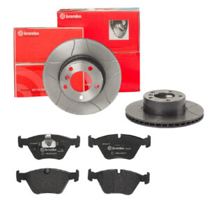 BREMBO Bremsesæt, skivebremser sk8k0f7js3 foraksel lukket 296mm 22mm for BMW
