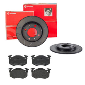 BREMBO Bremsesæt, skivebremser sk8k0f7oy5 bagaksel lukket 247mm 8mm for CITROËN PEUGEOT FENGSHEN RENAULT HSV