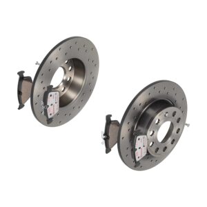 BREMBO Bremsesæt, skivebremser sk8k0f7vm5 bagaksel perforeret 272mm 10mm for MG (SAIC) VW SKODA (SVW) AUDI SKODA AUDI (FAW) JETTA