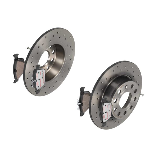 BREMBO Bremsesæt, skivebremser sk8k0f7vm5 bagaksel perforeret 272mm 10mm for MG (SAIC) VW SKODA (SVW) AUDI SKODA AUDI (FAW) JETTA