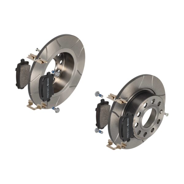 BREMBO Bremsesæt, skivebremser sk8k0f80a1 bagaksel lukket 253mm 10mm for VW SKODA SEAT VW (FAW) AUDI SKODA (SVW) AUDI (FAW)