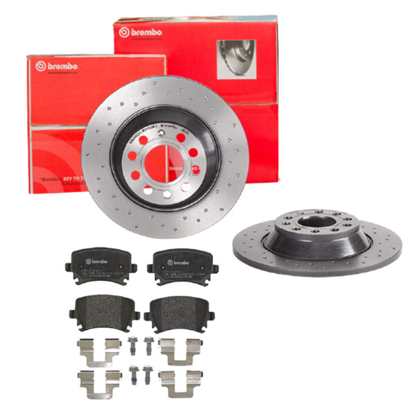 BREMBO Bremsesæt, skivebremser sk8k0f8eo1 bagaksel fuld 302mm 12mm for SKODA AUDI VW (FAW) VW SEAT AUDI (FAW)