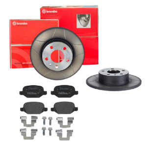 BREMBO Bremsesæt, skivebremser sk8k0f8kw1 bagaksel lukket 251mm 10mm for LANCIA ALFA ROMEO FIAT