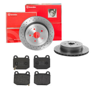 BREMBO Bremsesæt, skivebremser sk8k0f8ot5 bagaksel perforeret/ventileret 316mm 20mm for MASERATI TOYOTA SUBARU NISSAN MITSUBISHI