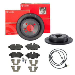 BREMBO Bremsesæt, skivebremser sk8k0f8sy5 bagaksel lukket 259mm 10mm for MINI