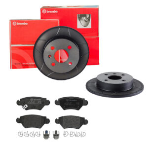 BREMBO Bremsesæt, skivebremser sk8k0f8tt7 bagaksel lukket 240mm 10mm for OPEL GENERAL MOTORS VAUXHALL CHEVROLET