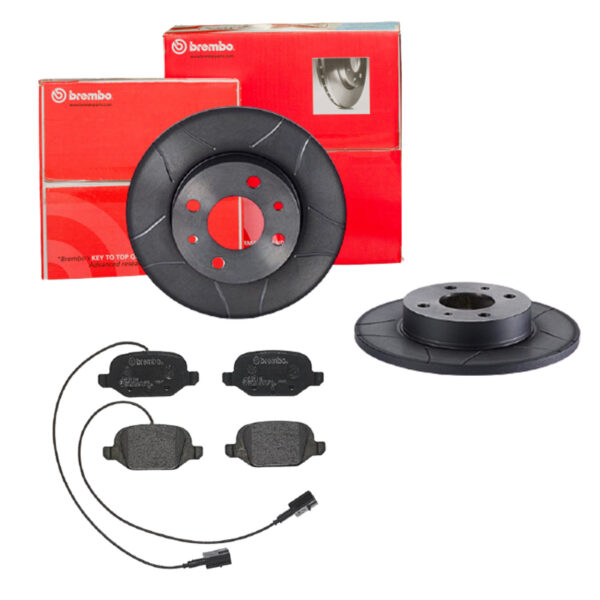 BREMBO Bremsesæt, skivebremser sk8k0f9139 bagaksel lukket 240mm 11mm for FORD FIAT ZASTAVA LANCIA ABARTH ALFA ROMEO KIA
