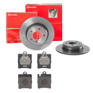 BREMBO Bremsesæt, skivebremser sk8k0f92s3 bagaksel fuld 290mm 10mm for MERCEDES-BENZ