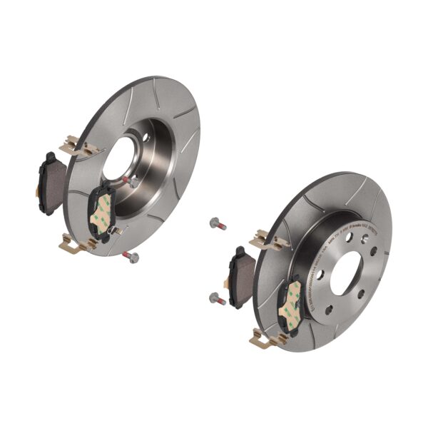 BREMBO Bremsesæt, skivebremser sk8k0f9389 bagaksel lukket 264mm 10mm for OPEL VAUXHALL GENERAL MOTORS SATURN KIA