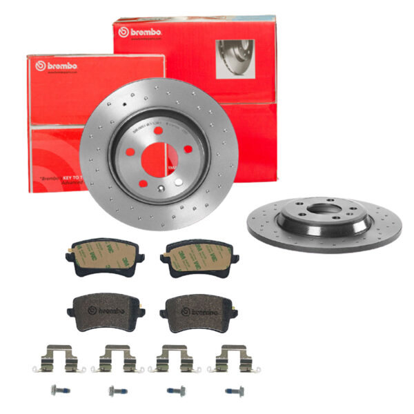 BREMBO Bremsesæt, skivebremser sk8k0f95q5 bagaksel perforeret 300mm 12mm for AUDI (FAW) VW SKODA SEAT AUDI VW (FAW)