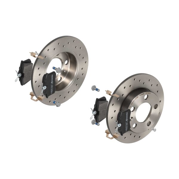 BREMBO Bremsesæt, skivebremser sk8k0f9se7 bagaksel fuld 230mm 9mm for PEUGEOT CITROËN FORD MG (SAIC) ROEWE (SAIC) FIAT ZHONGHUA (BRILLIANCE) DS AUDI S