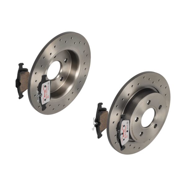 BREMBO Bremsesæt, skivebremser sk8k0fa5f7 bagaksel fuld 271mm 11mm for FORD FORD (CHANGAN) VOLVO FORD ASIA & OCEANIA FORD USA MAZDA NISSAN