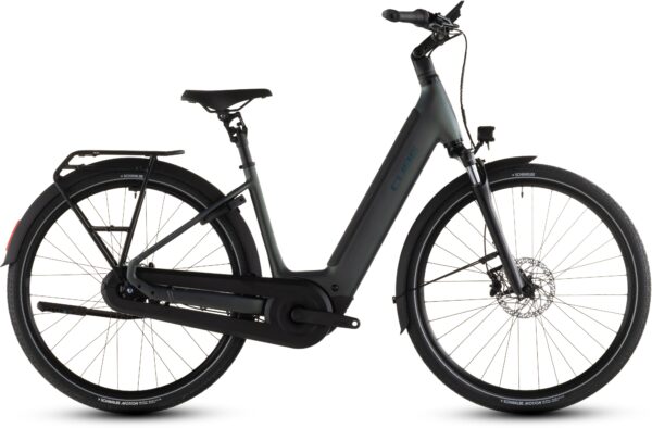 Cube SUPREME RT HYBRID COMFORT EXC 600 wh (fodbremse) - sagebrushgreen´n´prism-46 cm