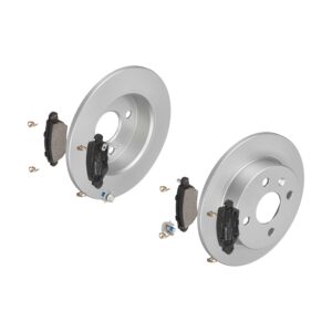F.BECKER Bremsesæt, skivebremser 13810021 bagaksel fuld 240mm 9,8mm for OPEL VAUXHALL