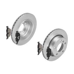 F.BECKER Bremsesæt, skivebremser 13810037 bagaksel indvendig ventileret 276mm 19mm for ROVER SAAB BMW