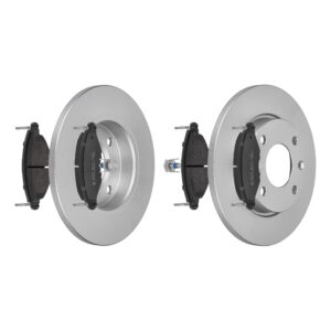 F.BECKER Bremsesæt, skivebremser 13810040 foraksel fuld 247mm 13mm for PEUGEOT CITROËN