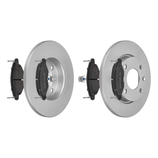 F.BECKER Bremsesæt, skivebremser 13810040 foraksel fuld 247mm 13mm for PEUGEOT CITROËN