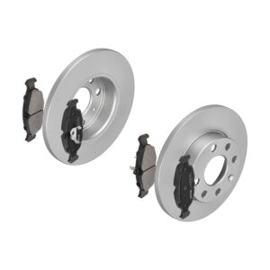 F.BECKER Bremsesæt, skivebremser 13810048 foraksel fuld 236mm 12,5mm for OPEL VAUXHALL DAEWOO