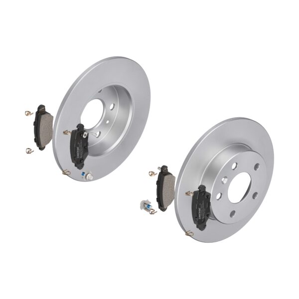 F.BECKER Bremsesæt, skivebremser 13810049 bagaksel fuld 264mm 9,8mm for VAUXHALL OPEL CHEVROLET