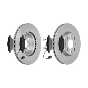 F.BECKER Bremsesæt, skivebremser 13810060 foraksel ventileret 257mm 22mm for PEUGEOT CITROËN VAUXHALL LANCIA FIAT