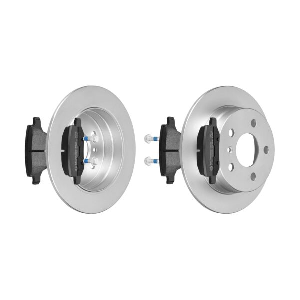 F.BECKER Bremsesæt, skivebremser 13810065 bagaksel fuld 258mm 8mm for MERCEDES-BENZ
