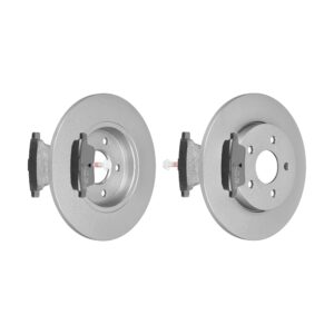 F.BECKER Bremsesæt, skivebremser 13810066 bagaksel fuld 280mm 12mm for FORD JAGUAR