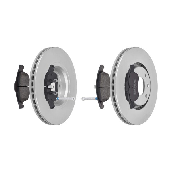 F.BECKER Bremsesæt, skivebremser 13810068 foraksel ventileret 283mm 26mm for PEUGEOT DS CITROËN