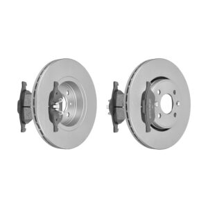 F.BECKER Bremsesæt, skivebremser 13810071 foraksel ventileret 280mm 24mm for MG RENAULT DACIA