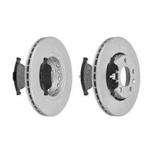 F.BECKER Bremsesæt, skivebremser 13810073 foraksel ventileret 280mm 24mm for RENAULT NISSAN DACIA