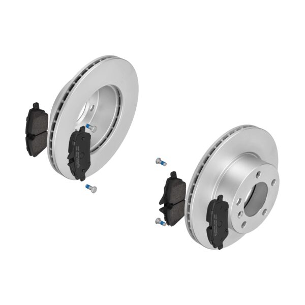 F.BECKER Bremsesæt, skivebremser 13810091 foraksel ventileret 284mm 22mm for BMW