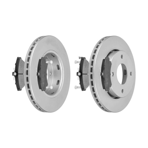 F.BECKER Bremsesæt, skivebremser 13810092 foraksel ventileret 256mm 24mm for VOLVO MITSUBISHI SMART